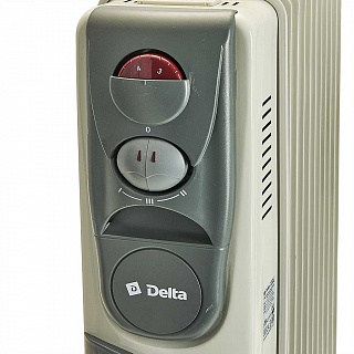 Обогреватель масляный D07F-11 "DELTA", 2500 Вт, 11 секций, с вентилятором