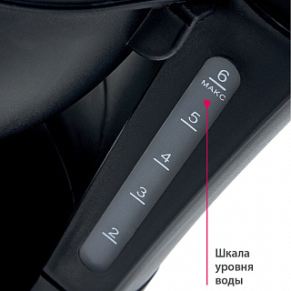 Кофеварка 600 Вт, 600 мл DELTA DL-8153 черная