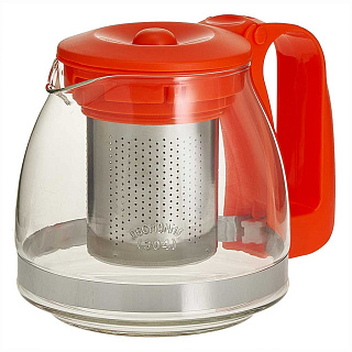 Заварочный чайник 700 мл с фильтром AK-5531 оранжевый