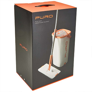 Комплект для уборки PURO FLAT MOP (Белый) 51002