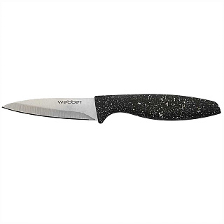 Нож 3,5" (8,89 см) для чистки овощей из нержавеющей стали BE-2268E "Carbon" черный гранит