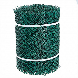 Сетка садовая пластиковая ромбическая 15x15мм, 0,3x20м Гидроагрегат