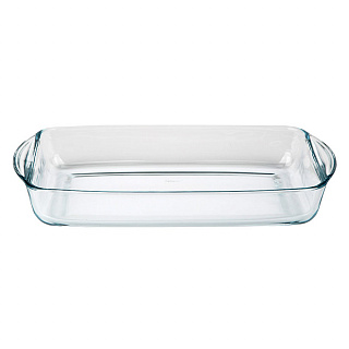 Посуда для СВЧ лоток прямоугольный 33,6×19×5 см, 2 л без крышки 59006