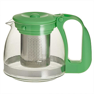 Заварочный чайник 700 мл с фильтром AK-5532 зеленый
