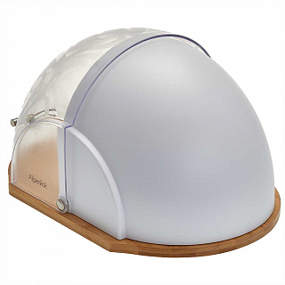 Хлебница 37×26×22 см пластик + бамбук ALPENKOK AK-3514