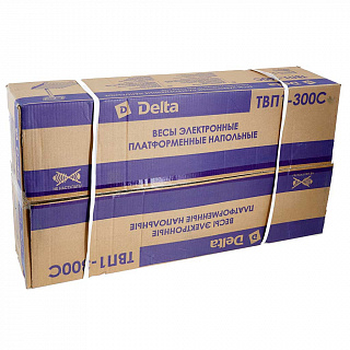 Весы электронные торговые платформенные напольные Delta до 300 кг ТВП1-300С