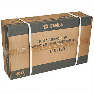Весы электронные беспроводные платформенные напольные Delta до 200 кг, 30х40 см ТВП-180
