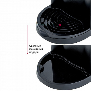 Кофеварка 800 Вт, 240 мл DELTA LUX DL-8151К рожковая черная