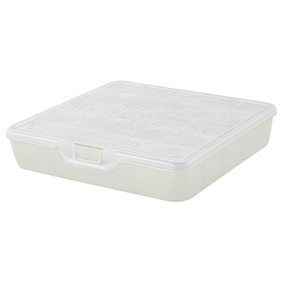 Органайзер для мелочей Keeplex Fiori с разделителями L 20х20х4,5 см KL401610048 белое облако