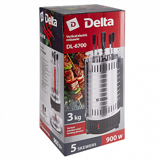 Шашлычница электрическая 900 Вт DELTA DL-6700