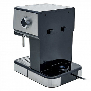 Кофеварка 850 Вт, 1,5 л, 15 бар DELTA LUX DE-2001 черная