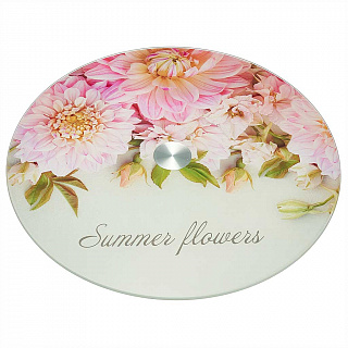 Блюдо 32 см вращающееся для сервировки AK-9520 "Summer flowers"