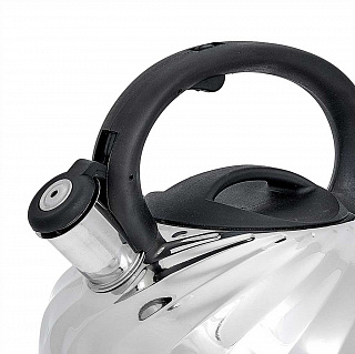 Чайник со свистком 3 л из нержавеющей стали, индукционное дно WEBBER BE-0590 черный