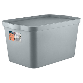 Ящик для хранения Keeplex Trendy 24 л 45,2х29,8х24,4 см KL350511025 серый топаз
