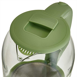 Чайник электрический 1500 Вт, 1,8 л ВАСИЛИСА ВА-1035 зеленый