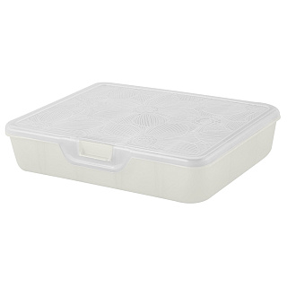 Органайзер для мелочей Keeplex Fiori с разделителями M 19х16х4,5 см KL401510048 белое облако