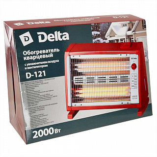 Обогреватель кварцевый 2000 Вт DELTA D-121 с увлажнителем и вентилятором