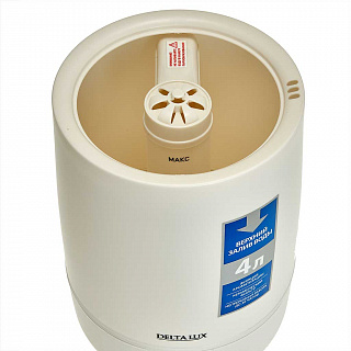 Увлажнитель воздуха ультразвуковой 30 Вт, 4 л, с керамическим фильтром DELTA LUX DE-3705 белый