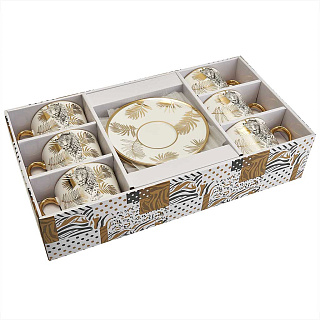 Чайный набор 12 предметов Ф2-040P/6 "Leo Giold" в подарочной коробке