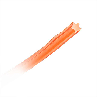 Леска для триммера 3 мм, 15 м (звезда) ЛТР-118 оранжевая