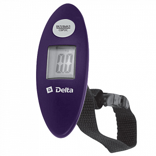 Безмен электронный 40 кг DELTA D-9100 фиолетовый