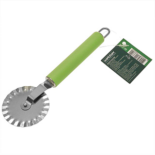 Нож для теста и мастики 18,5x5,3 см, нержавеющая сталь ВЕ-5322 зеленый 