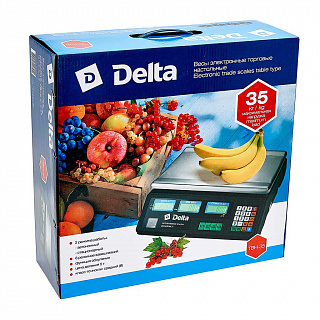 Весы электронные торговые настольные Delta до 35 кг ТВН-35