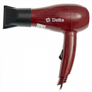 Фен 900 Вт DELTA DL-0905 красный