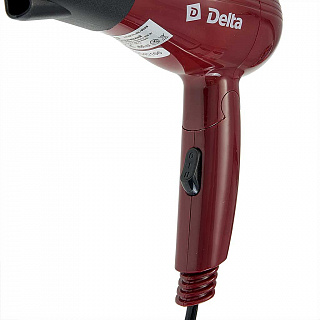 Фен 900 Вт DELTA DL-0905 красный