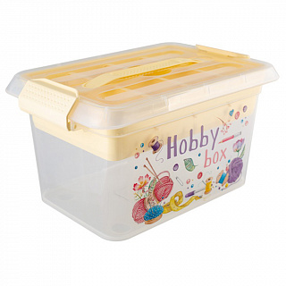 Контейнер с вкладышем М 6 л Hobby box SMARTBOX 4348202