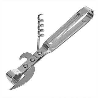 Консервный нож со штопором 15х1,5 см BE-5333