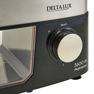 Мясорубка электрическая 3600 Вт DELTA LUX DE-602M черная