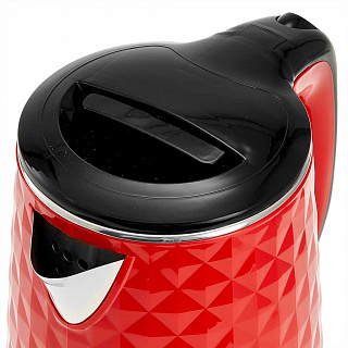 Чайник электрический 1500 Вт, 1,8 л ВАСИЛИСА ВА-1032, двойной корпус, красный