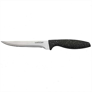 Нож 6" (15,24 см) разделочный из нержавеющей стали BE-2268F "Carbon" черный гранит