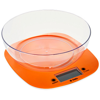 Весы электронные настольные 5 кг DELTA KCE-32 с чашей оранжевые