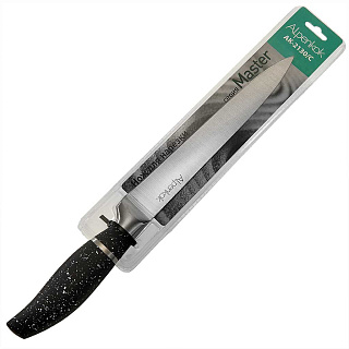 Нож 8" (20 см) для нарезки из нержавеющей стали AK-2130/C "Master" черный гранит
