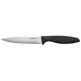 Нож 5" (12,7 см) универсальный из нержавеющей стали BE-2268D "Carbon" черный гранит