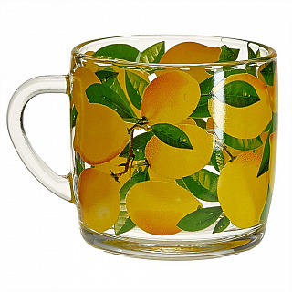 Кружка для чая 300 мл (Лимоны) 2134-Д