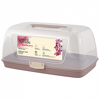Хлебница Sugar&Spice Barberry с защелками и ручкой 35×20×16 см SE223810005 латте