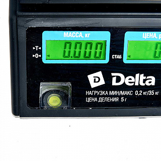 Весы электронные торговые настольные Delta до 35 кг ТВН-35