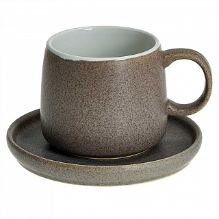Набор чайный 2 предмета Ф19-102P/1 серый
