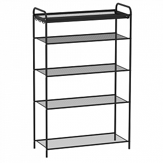 Подставка для обуви 5-и полочная "Верона 25" (VERONA 25 shoe rack) (Черный) ПДОВ25 Ч