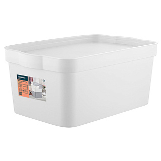 Ящик для хранения Keeplex Trendy 7,5 л 32х21,1х14,1см KL350311006 белый