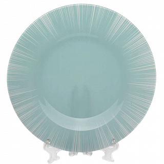 Тарелка упрочненная 260 мм Pasabahce Фокус голубая 2 цвета (рис.29083/А) 10328SLBD74
