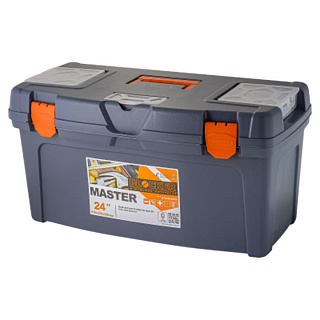 Ящик для инструментов "Master" 24" BR6006СРСВЦОР серо-свинцовый/оранжевый