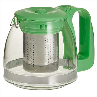 Заварочный чайник 700 мл с фильтром AK-5532 зеленый