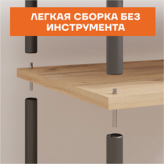 Этажерка 64 "НеШкаф" (системы открытого хранения) ЭТНШ64 Ч черный