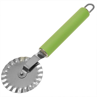 Нож для теста и мастики 18,5x5,3 см, нержавеющая сталь ВЕ-5322 зеленый 