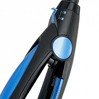 Щипцы для выпрямления волос 32 Вт АКСИНЬЯ КС-803 черные с синим