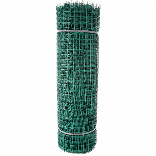 Сетка садовая пластиковая квадратная 33×33 мм, 1×20 м Строительная ПРОФИ цвет в ассортименте